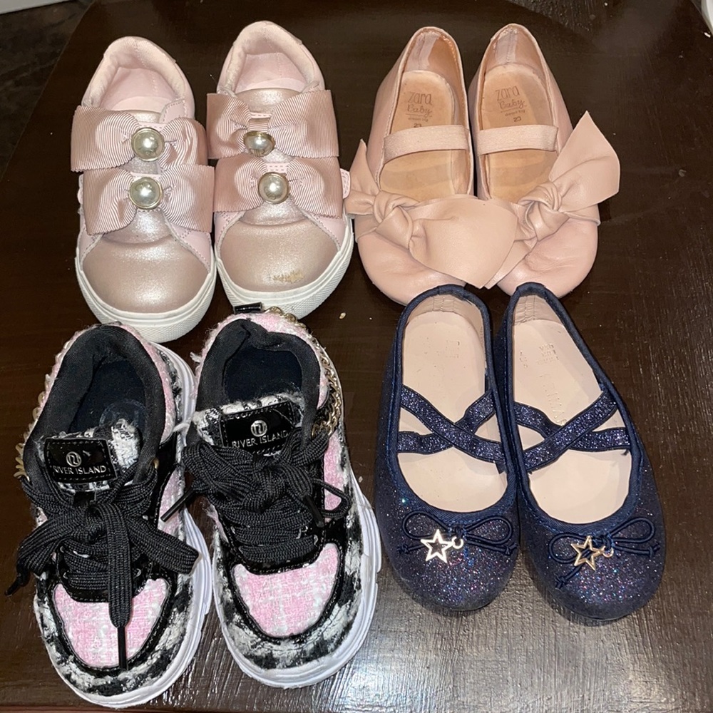 River island/ Zara baby shoes bundle